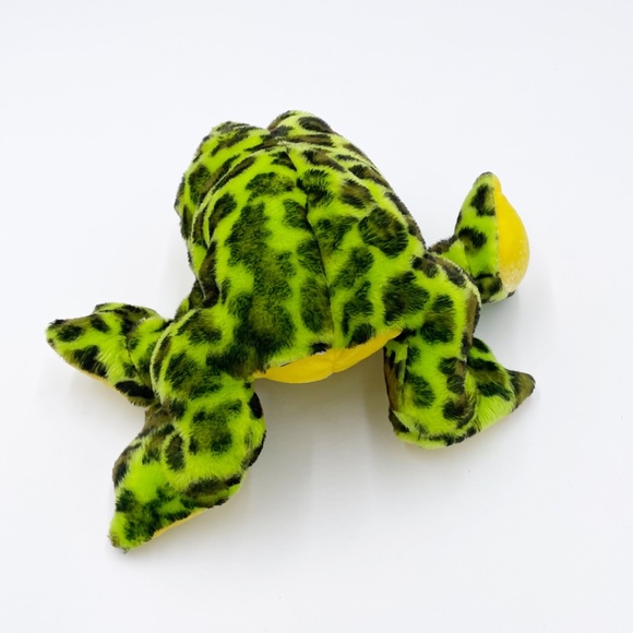 GANZ Webkinz HM114 Green Bull Frog Plush Stuffed Animal NO CODE - Picture 6 of 10